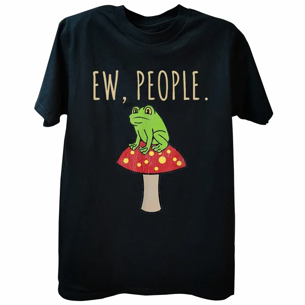 

Ew People Frog Mushroom Harajuku T Shirt Men Clothing Camisas Streetwear Short Sve T-shirts for Frogs Men Hip Hop Streetwear