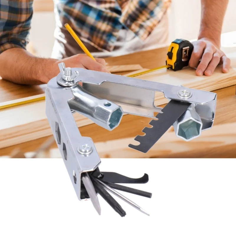 

Chainsaw MultiTool Combination Kit Foldaway Pocket Hardware Hand Operated Tools 705580
