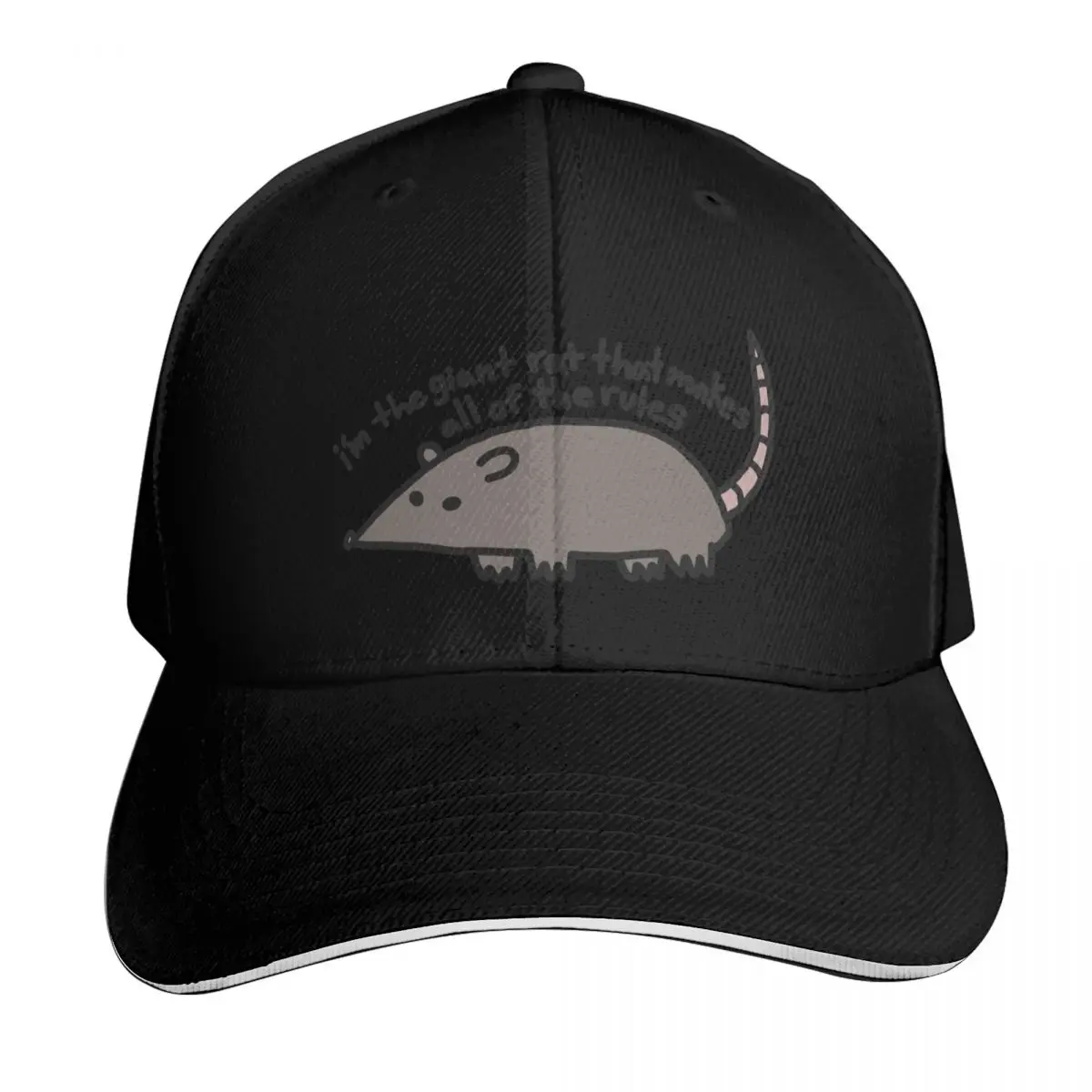 I’m The Giant Rat That Makes All Of The Rules Baseball Cap Men Women Casual Summer Sport Sun Cap