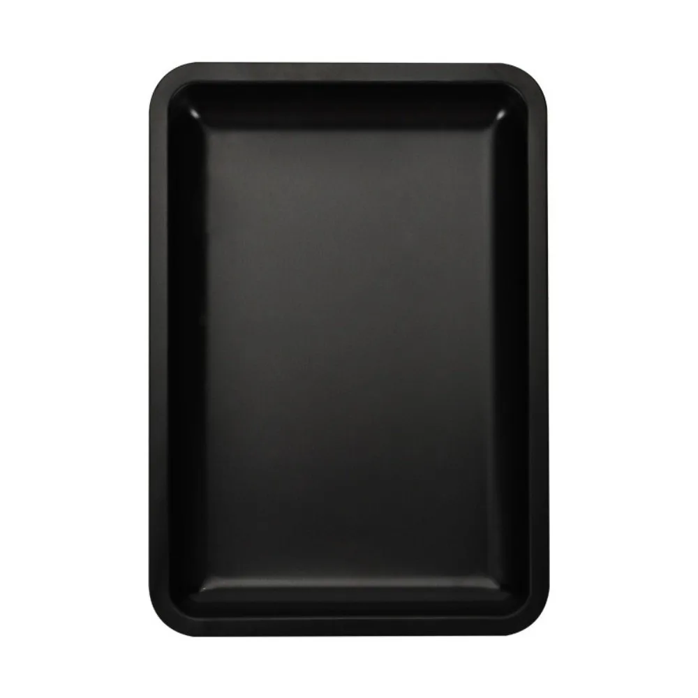 New Stainless Steel Cosmetic Storage Tray Tweezers Clippers Pens Tools Container Nail Art Tray Square Shape False Nails Dish