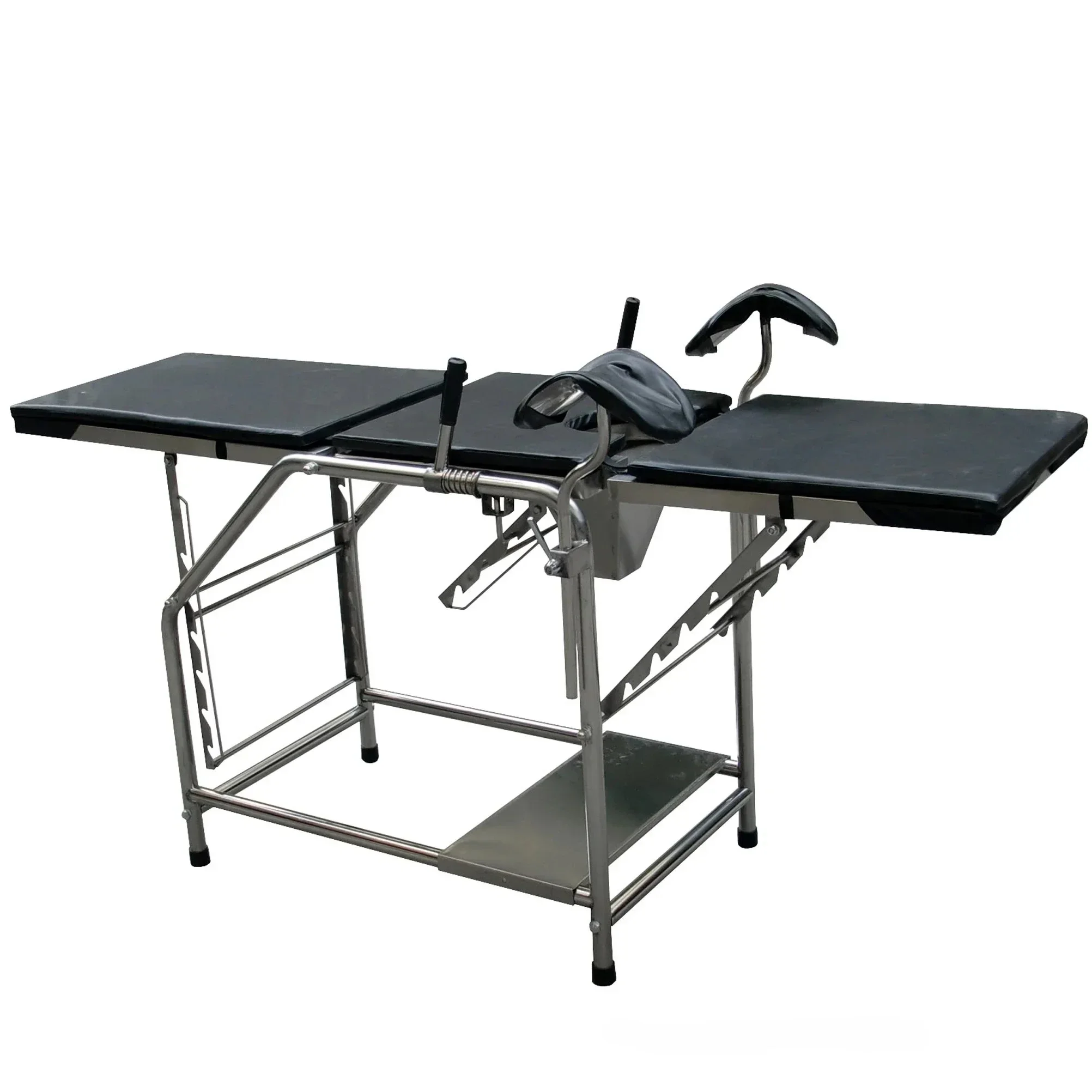 Furniture Delivery Exam Use Multifunctional Stainless Steel Chair Patient Obstetric Examination Gynecology Nursing Bed