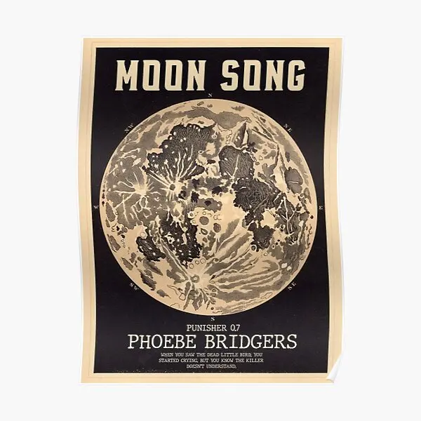 

Плакат Phoebe Bridgers Moon Song, Современное украшение для фотографий, Забавный принт, винтажная роспись, Настенная роспись, декор для комнаты, для дома, без рамки