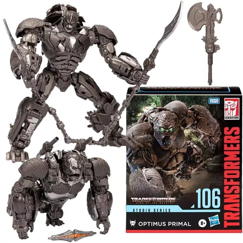 TAKARA TOMY Transformers Toys Studio Series Leader Rise of The Beasts 106) Optimus Primal Toy 8,5-Zoll-Actionfigur Geschenk SS106