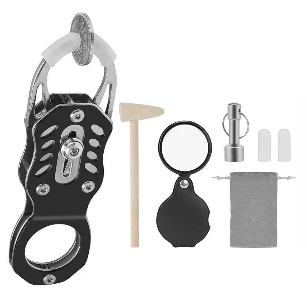 1set Coin Tester Kit For Ranging From 110 Ounce To 10 Ounces Pocket Coin Tester Kit Metal Analysis Tools Electrical Instruments