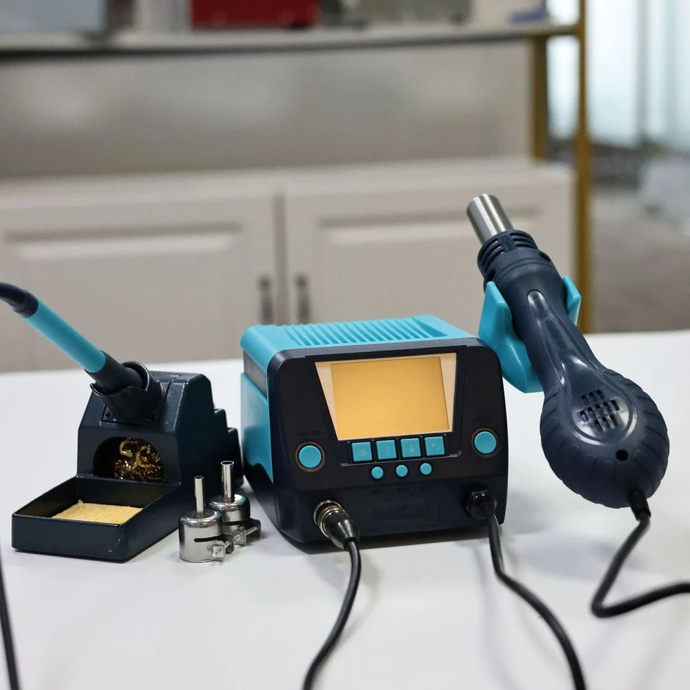 BK881 ホットエアガン分解はんだ付けステーション 2-in-1 電気はんだごて鉛フリーステーション
