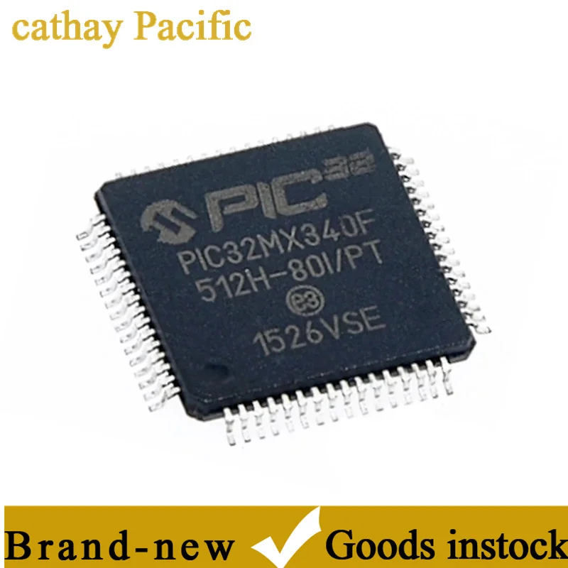 

PIC32MX340F512H-80I/PT package QFP64 microcontroller MUC original genuine stock stock