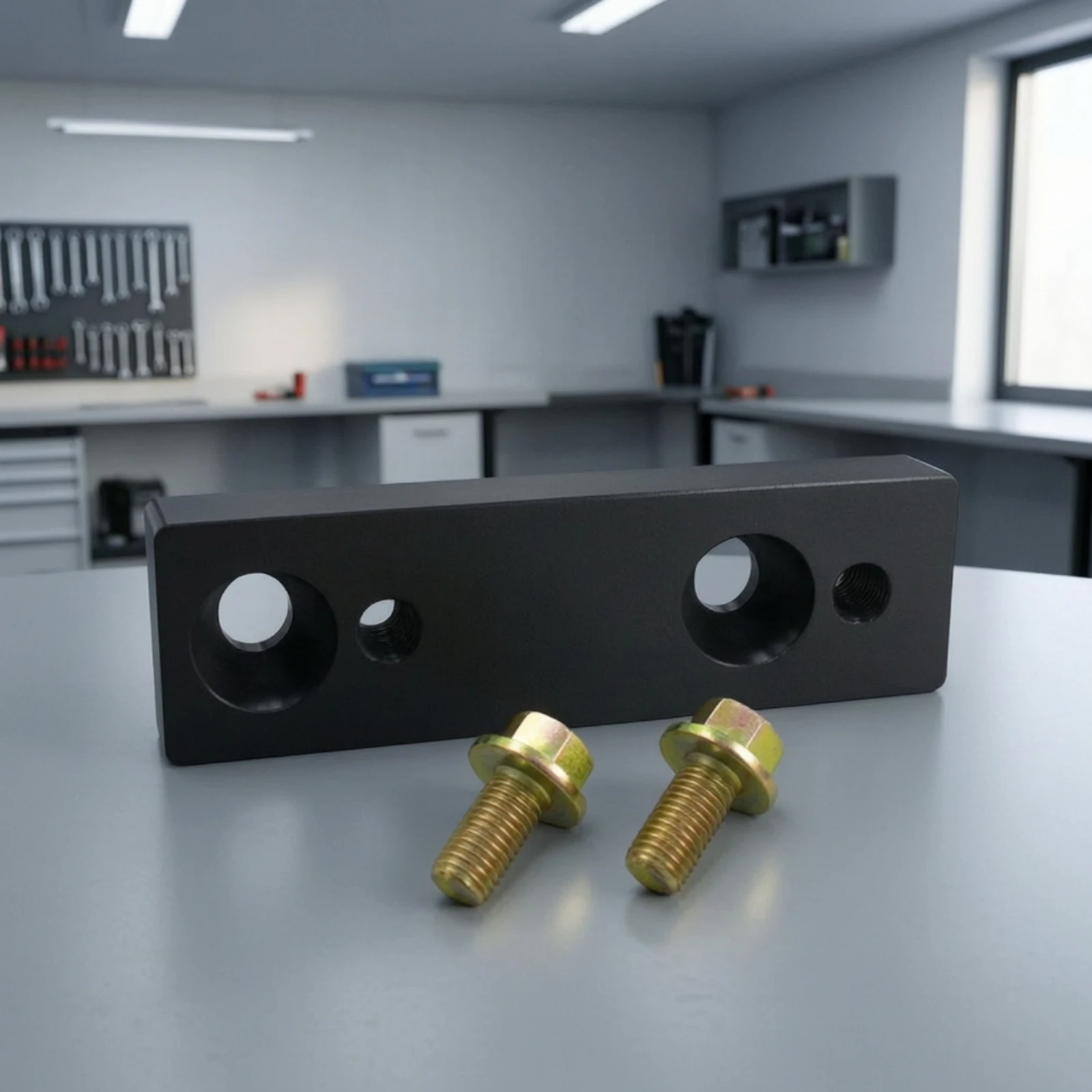 Sway Bar Drop Bracket Kit Matte Black Sway Bar Spacer Kit Chassis Part Machined Hardware All-Terrain for Truck Owners