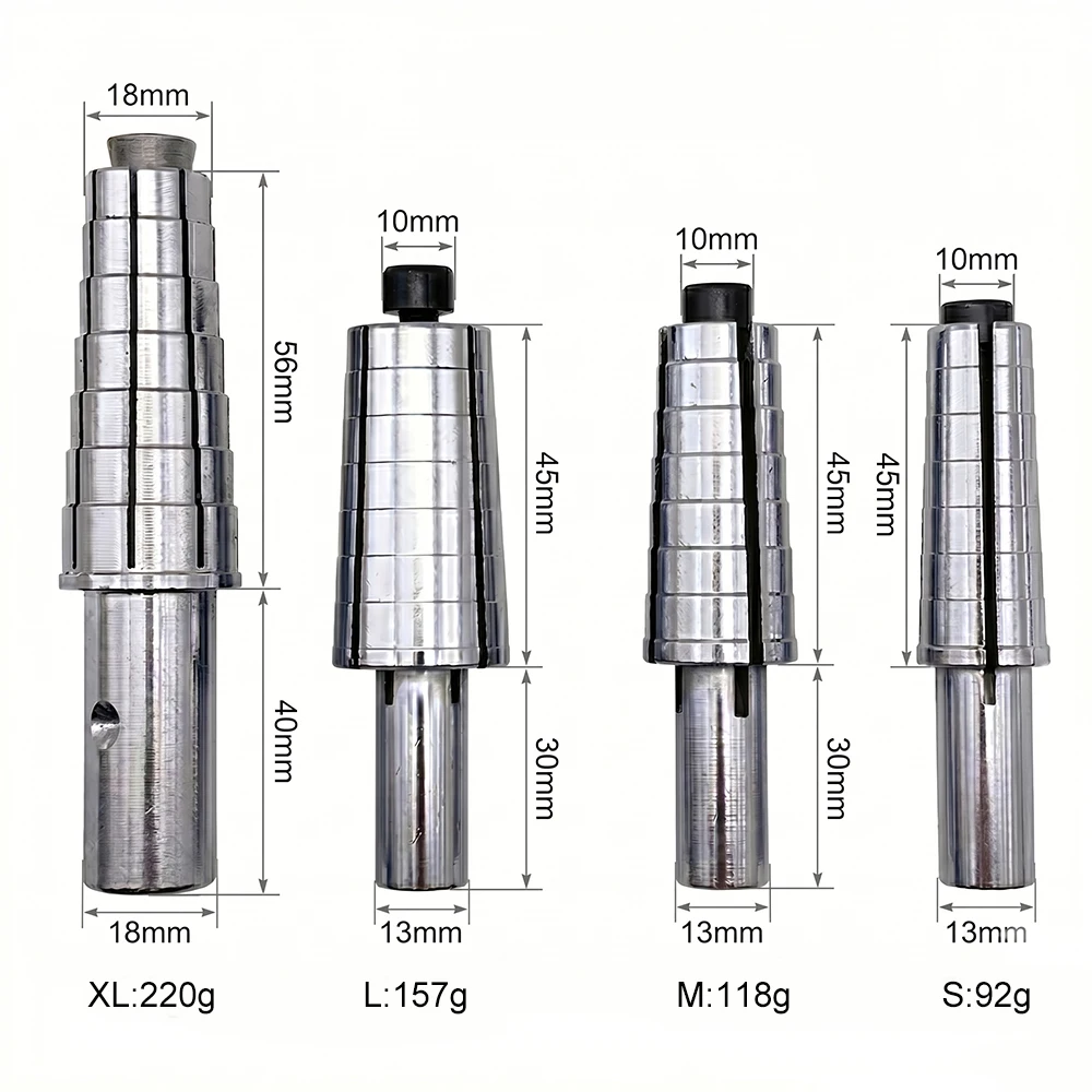 Steel Segmented Ring Expander Collet for Ring Resizing Shaping Manual Rotary Jewelry Making Reapir Tools Adjustable 14mm-24mm