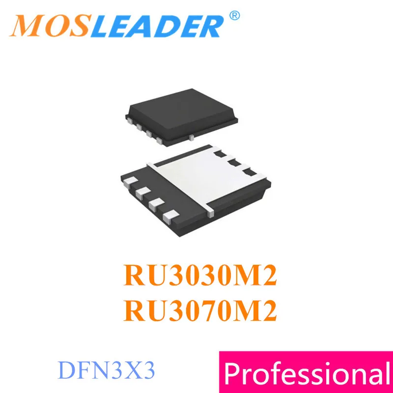 Mosleader RU3030M2 RU3070M2 DFN3X3 100 Uds 500 Uds 1000 Uds RU3030 RU3070 Canal N 30V chino de alta calidad