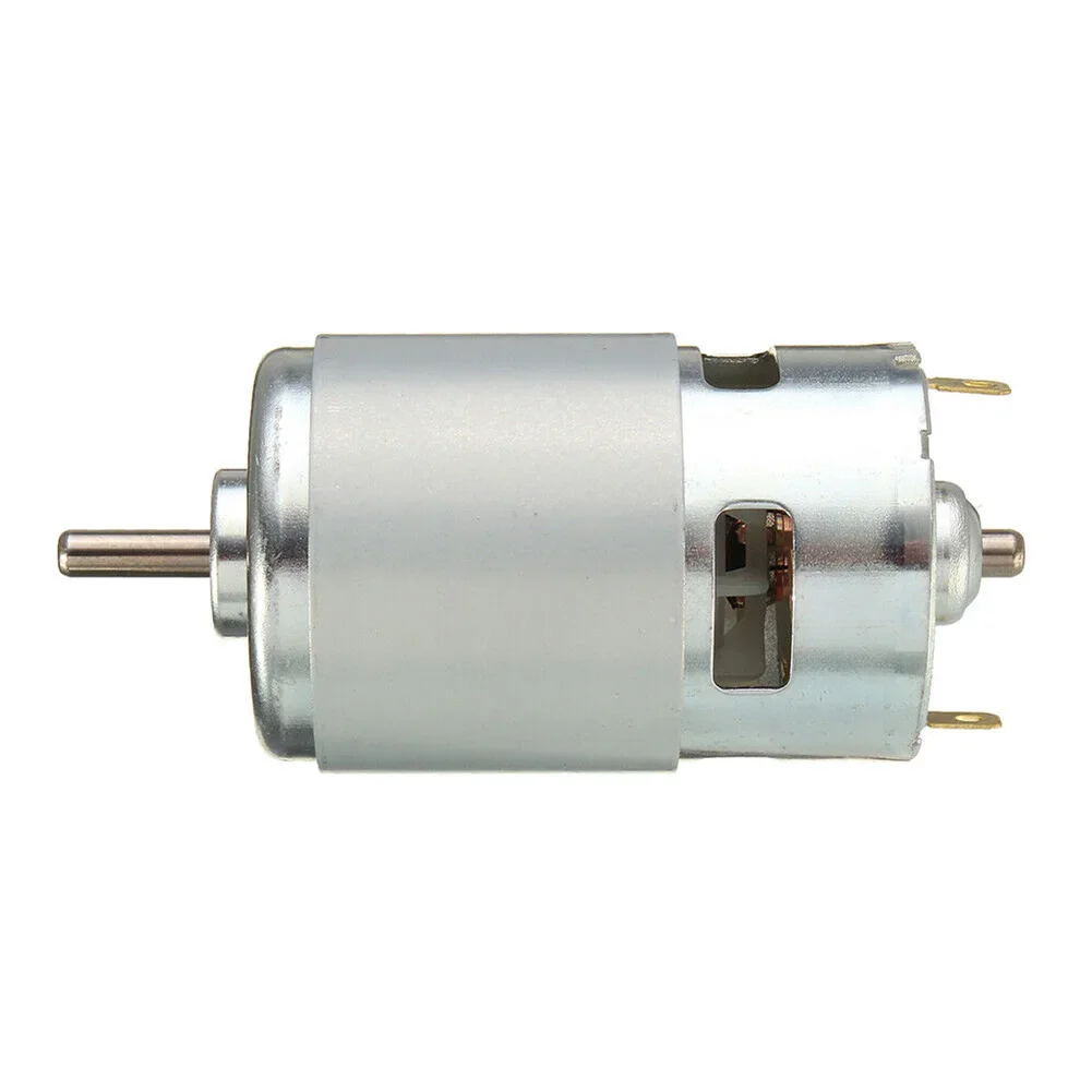 DC 775 Motor 12V-36V Electric Gear Motor High Torque 3500-9000RPM Low Noise Ball Bearing With Cooling Fan Electronic Components