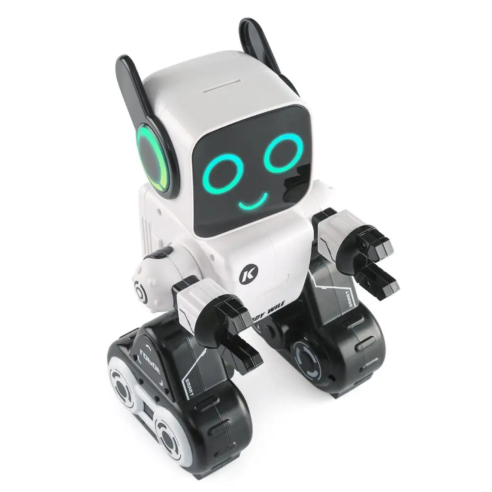 Jouet Robot éducatif RC, banque d'argent télécommandée, blanc, amusant, apprentissage, chant, danse, humanoïde interactif pour enfants