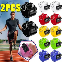 New 2/1PC 4 Digit Number Counters Plastic Shell Hand Finger Display Manual Counting Tally Clicker Timer Soccer Golf Counter Gift