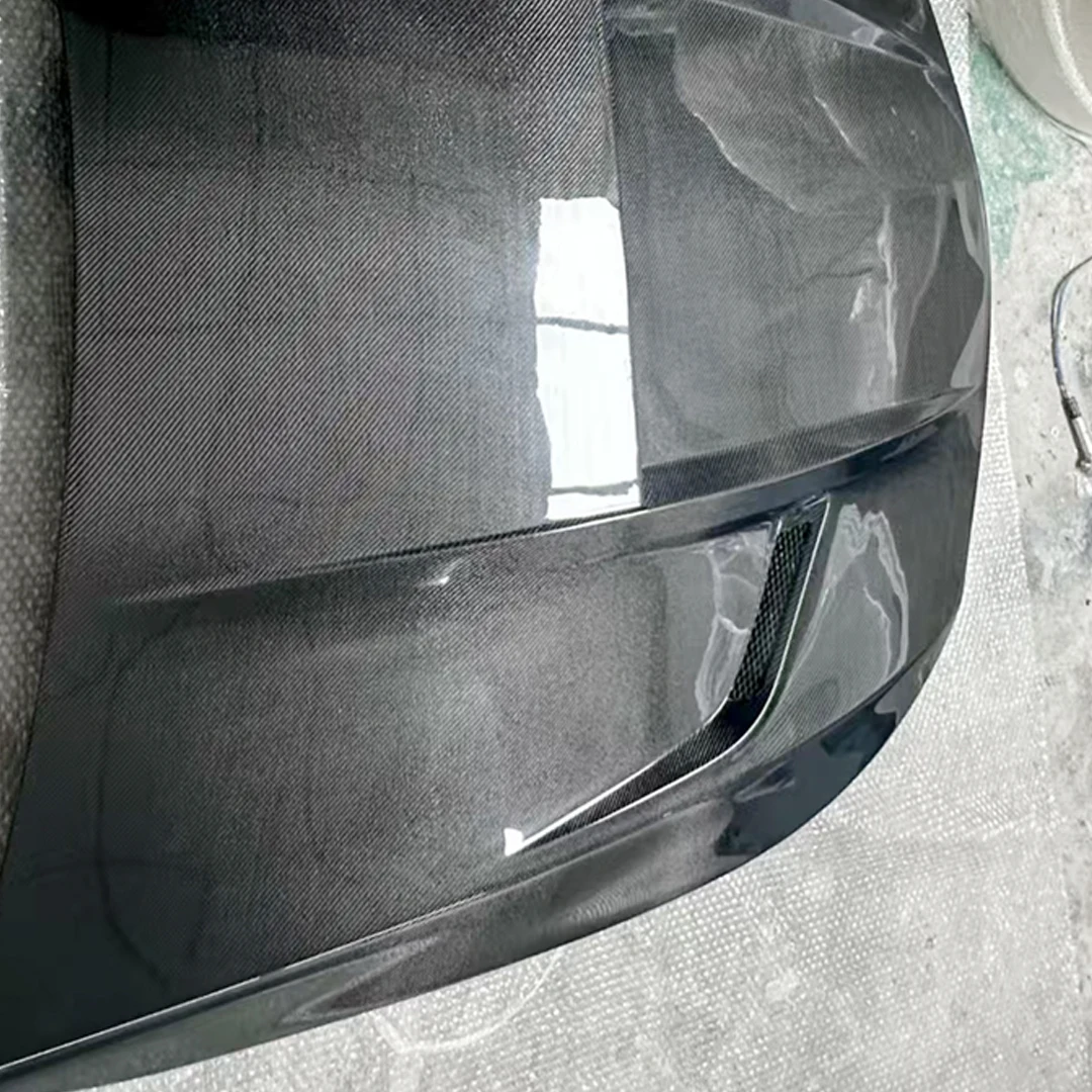 غطاء محرك السيارة من ألياف الكربون W213 E63S E63 لسيارة Mercedes E-Class W213 2016-2024 #5