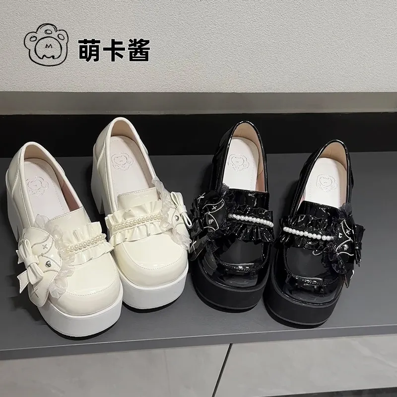 chaussures-plateforme-blanches-lolita-a-volants-croises-talons-mi-hauts-perles-style-japonais-jk-pour-uniforme-scolaire