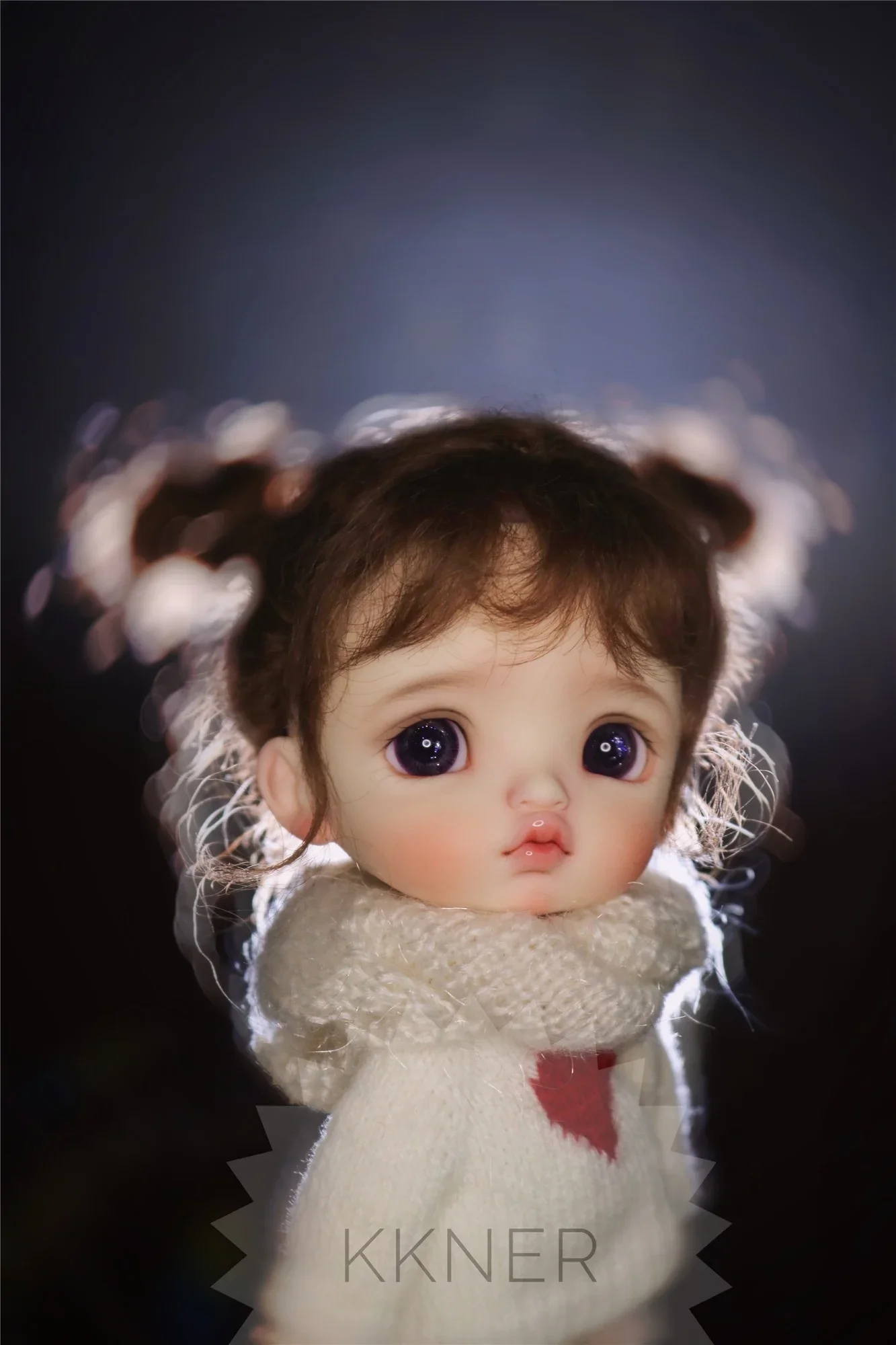 KKner Series Kerr OB11 Clay Size BJD Quarter Doll Head for 14cm 18cm Body Ymy Body