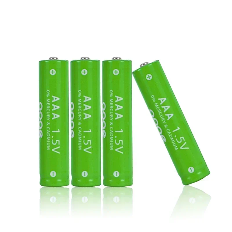 ใหม่แบตเตอรี่ AAA แบตเตอรี่แบบชาร์จไฟได้1.5V AAA 3800mAh แบตเตอรี่อัลคาไลน์แบตเตอรี่ NIUMH สำหรับนาฬิกาของเล่นหนู + gratis ongkir