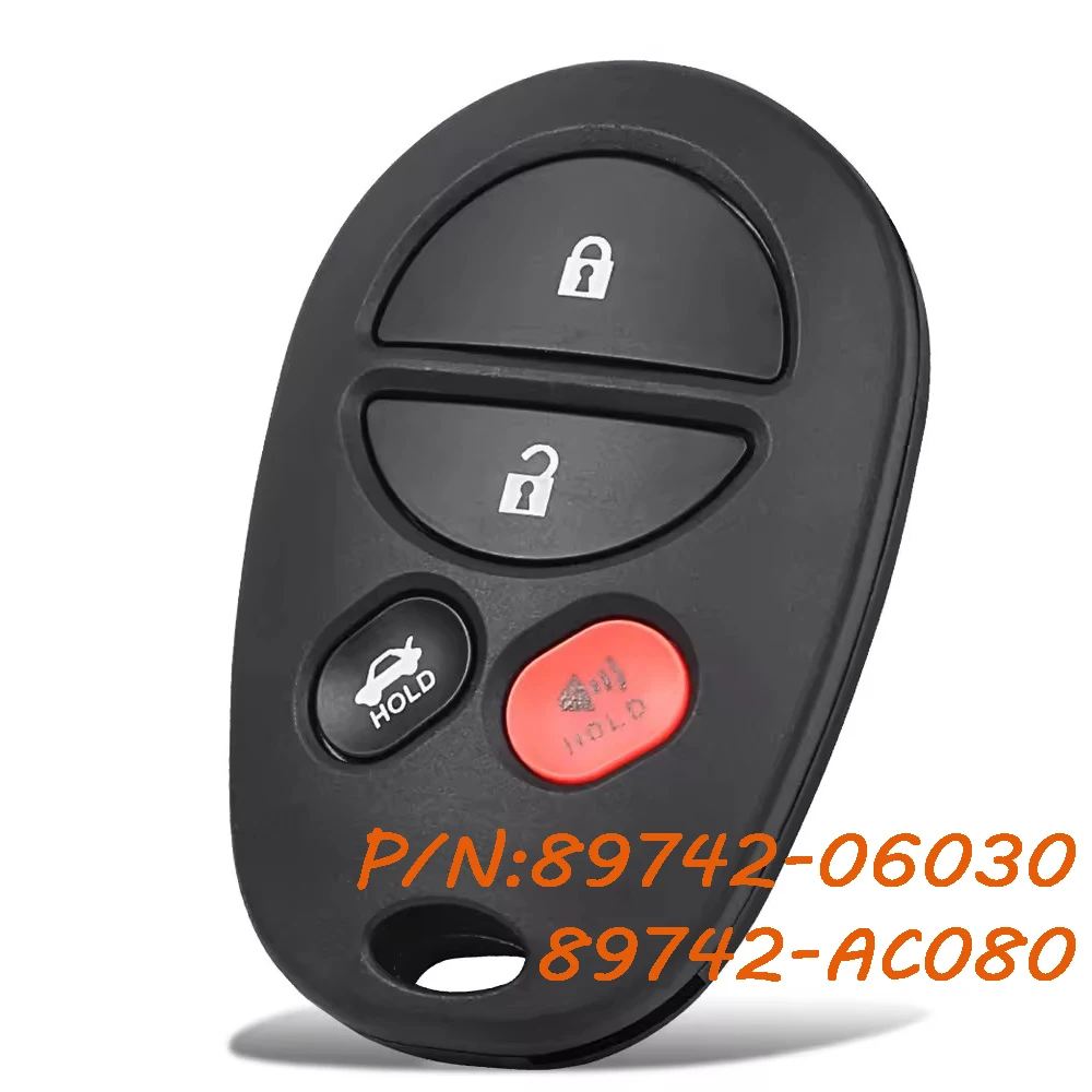 

KEYECU 89742-06030 89742-AC080 Пульт дистанционного управления для Toyota Camry ACV40 Ateva Grande GLX SE Aurion Avalon Prodigy Sportivo SX6 Touring