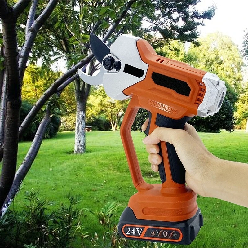 Electric Pruning Scissors Lithium Battery Scissors Fruit Tree Fruit Branch Scissors Gardening Branch Pruning Power Tools