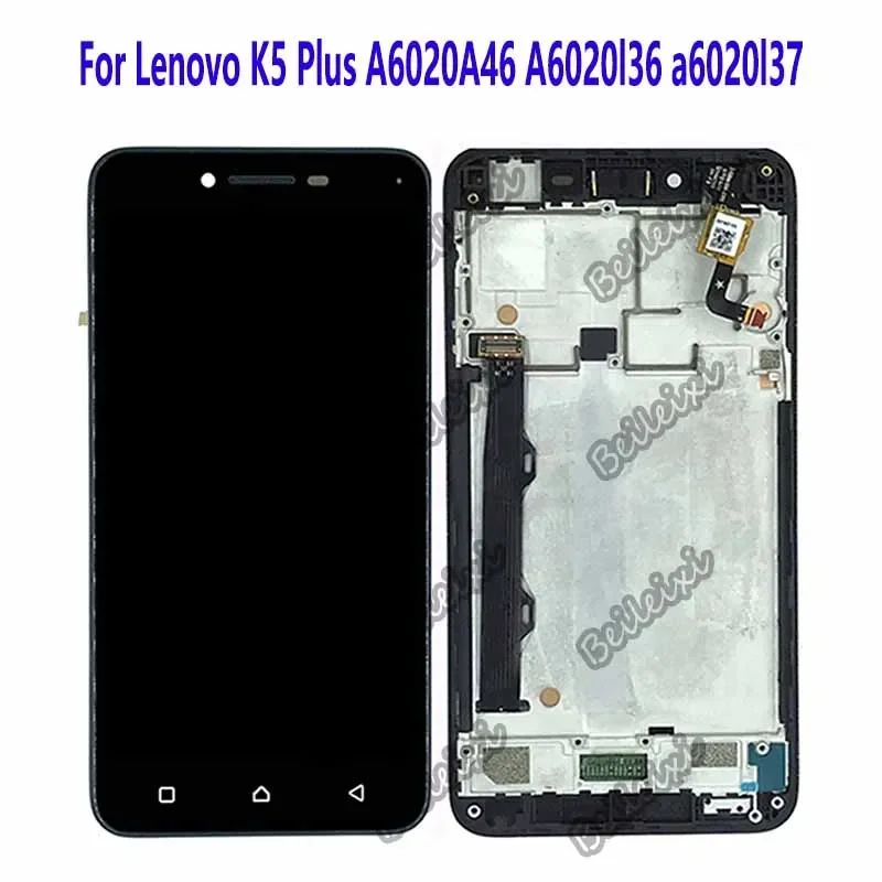 For Lenovo Vibe K5 Plus A6020A46 A6020l36 a6020l37 LCD Display Touch Screen Digitizer Assembly For Lenovo K5 A6020a41 A6020A40