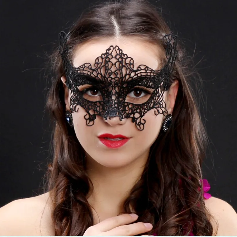 Princess Party Mask Sexy Lace Masquerade Mask Cosplay Eye Mask Headband For Masquerade Ball Nighttime Events Stage Performances