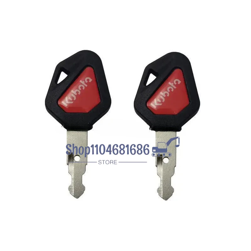 

2Pcs Ignition Switch Key for Kubota Mini Excavator Backhoe Track Loader Marked 459A Starter Key