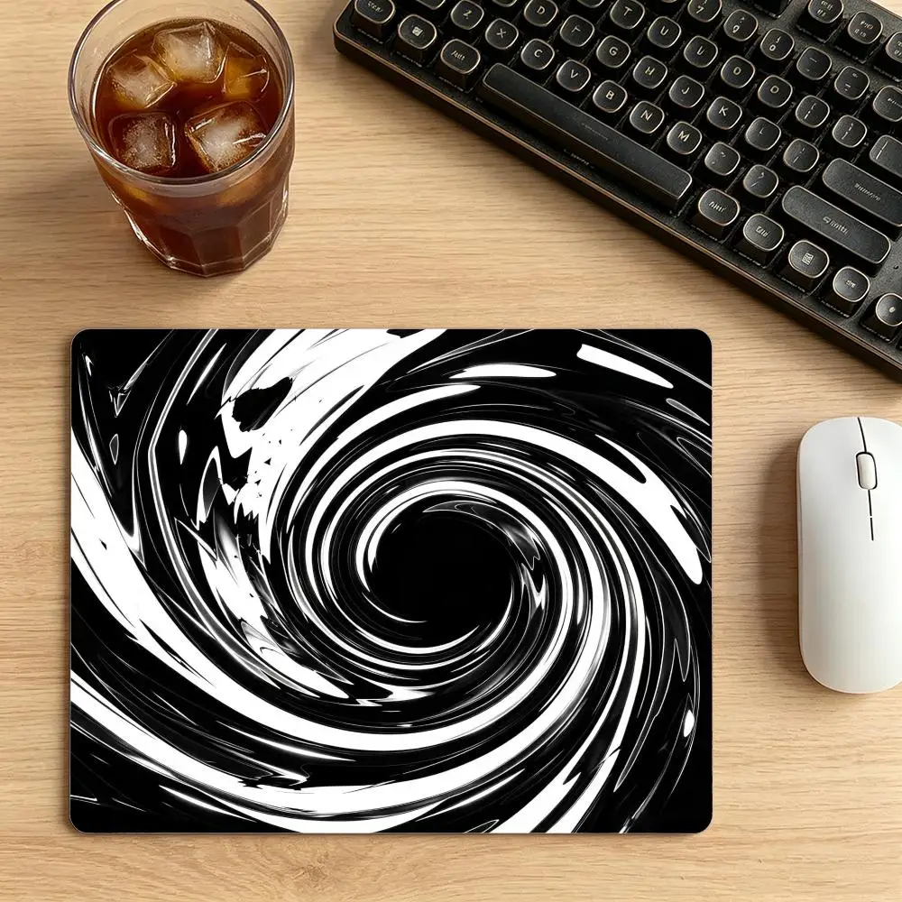 Abstract Vortex Ink Art Large Size Playmat Mouse Pads For Laptop Office Desktop Keyboard Accessories Bedroom Learning