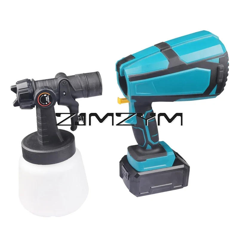 Cordless Electric Spray Gun Household Disinfection Sterilization Portable Paint Sprayer with 21V Battery