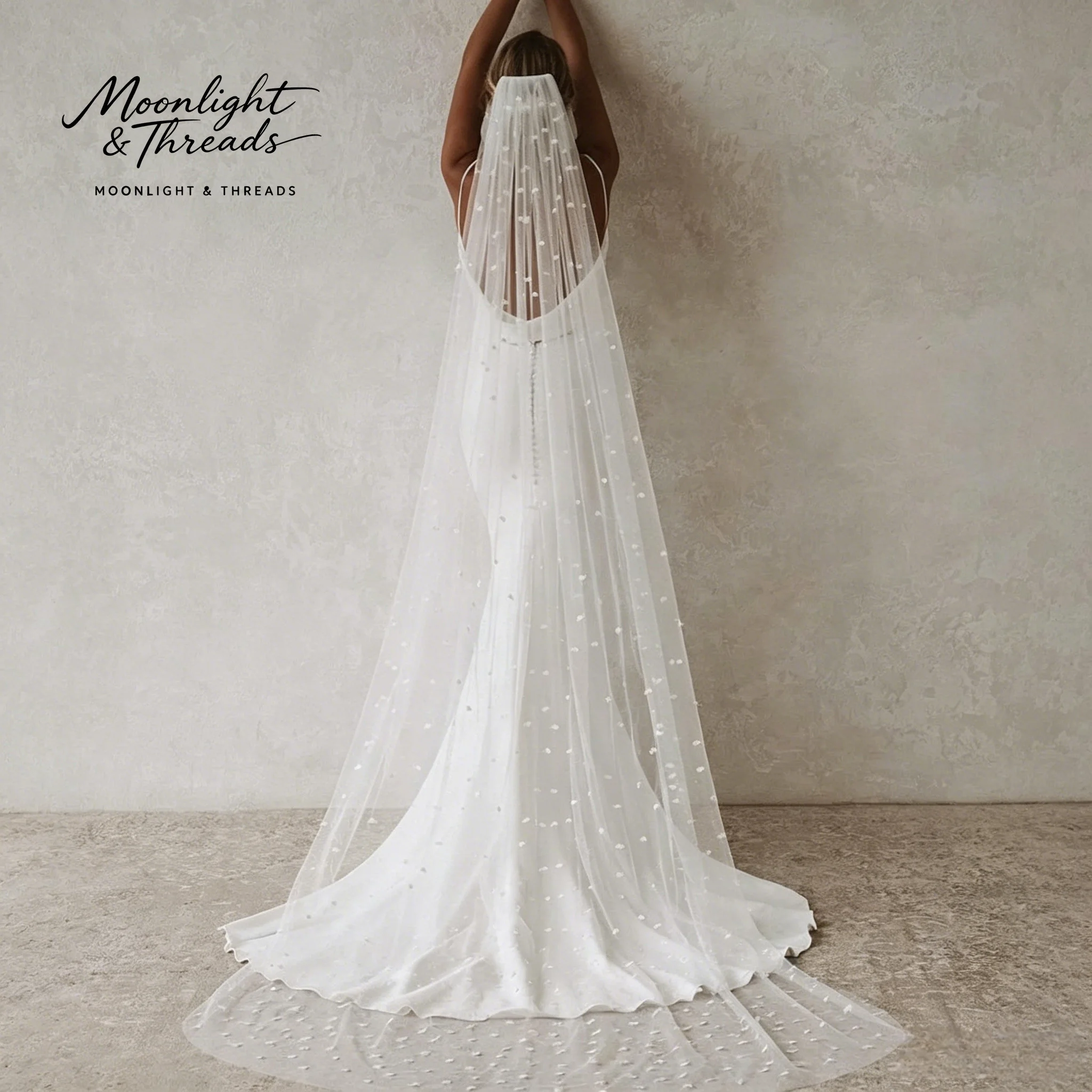 Exquisite white satin V-neck open-back floor-length mermaid gown for weddings and formal occasions view 3