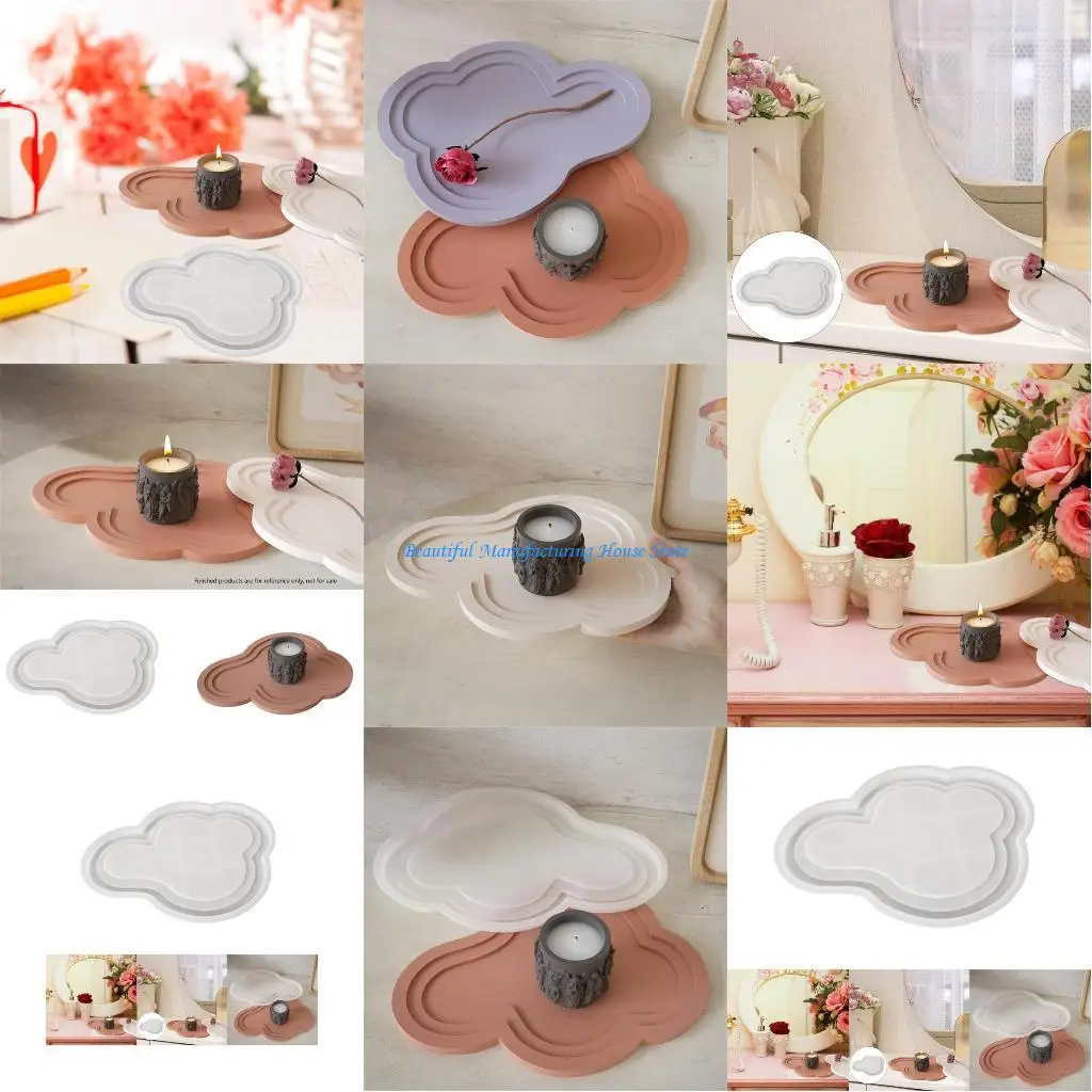 

E56A Creative Terraced Designed Mold Multi Purpose Silicone Tray Artworks Mold for Creative and Professional Artists