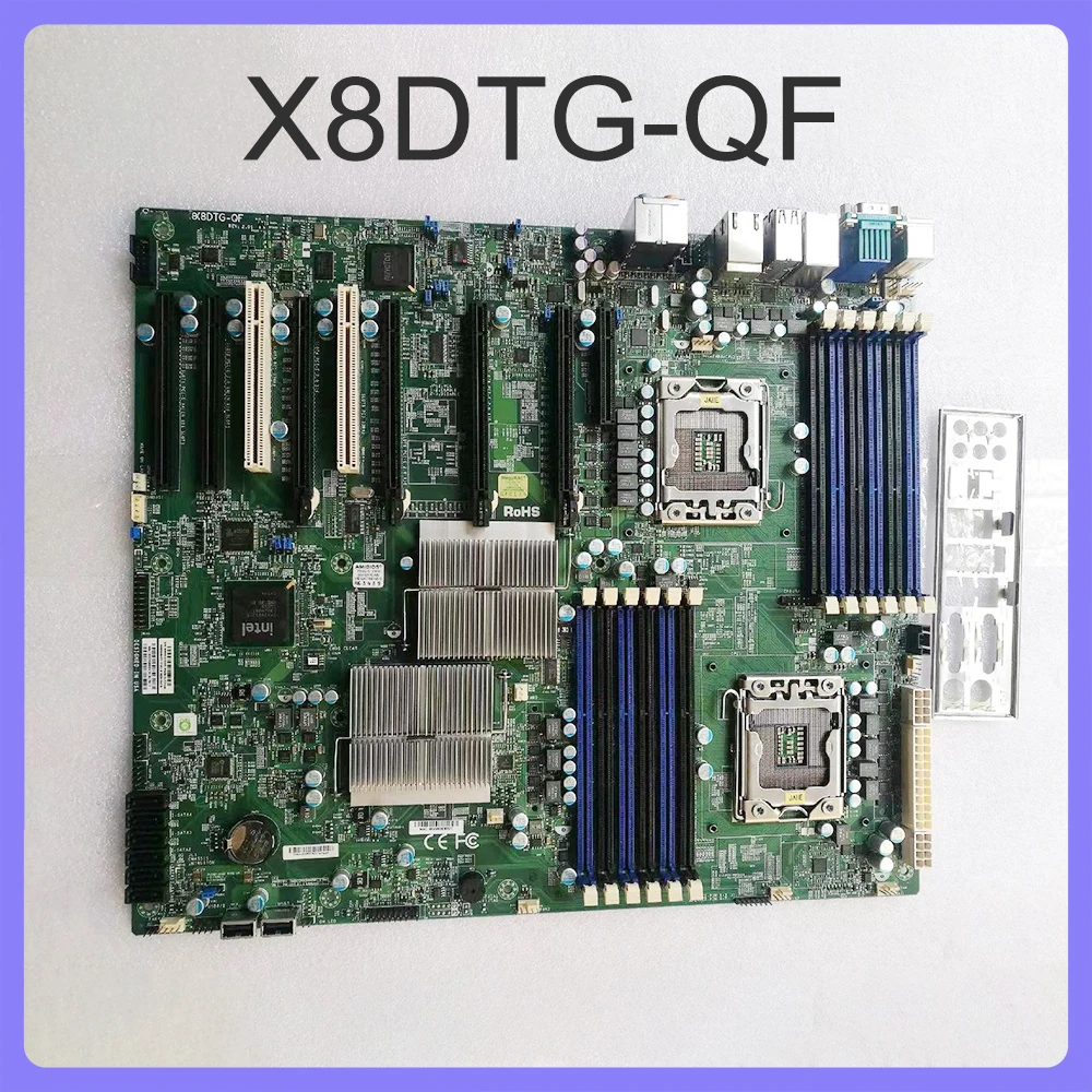 DDR3 SATA2 PCI-E 2.0 Xeon processor 5600/5500 Series For Supermicro Motherboard X8DTG-QF