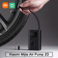 Xiaomi Mijia Air Pump 2D 25% Speed Boost Mini Portable Electric Air Compressor Treasure150PSI Type-C LED Multitool Inflator Tool