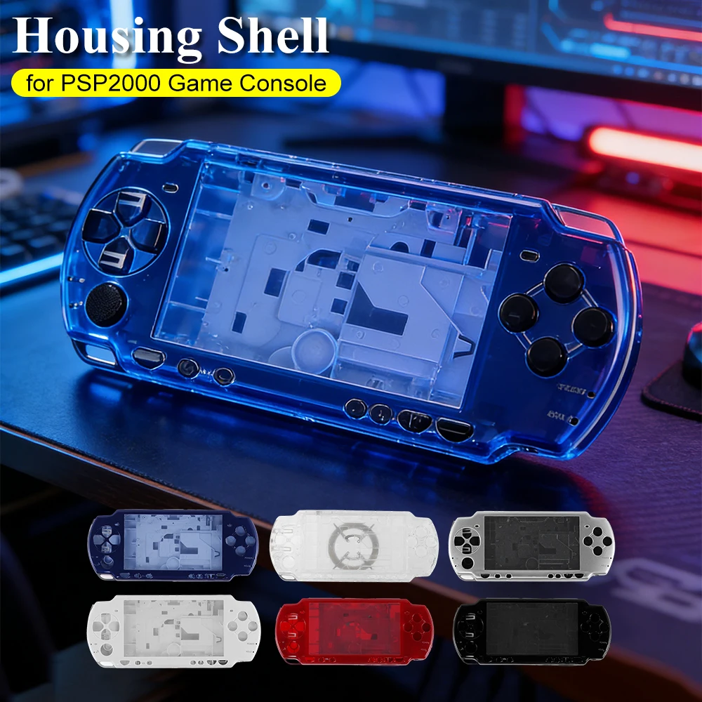

Полный комплект корпуса для игровой консоли PSP2000 с кнопками, профессиональный сменный чехол для игровой консоли, аксессуары для игровых консолей.