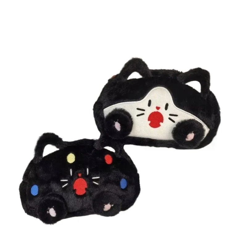 Schattig pluche kitten kawaii etui grote capaciteit opbergtas student briefpapier studiebenodigdheden terug naar school potlood tas