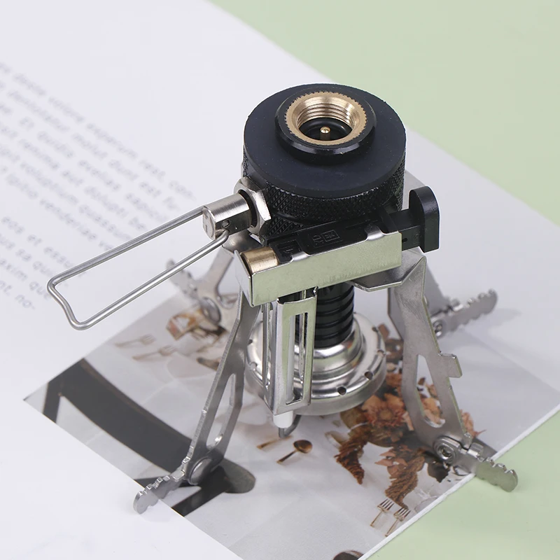 Foldable Camping One-piece Gas Stove Heater Portable Tourist Burner Outdoor Picnic Kitchen Equipment Supplies Survival Furnace