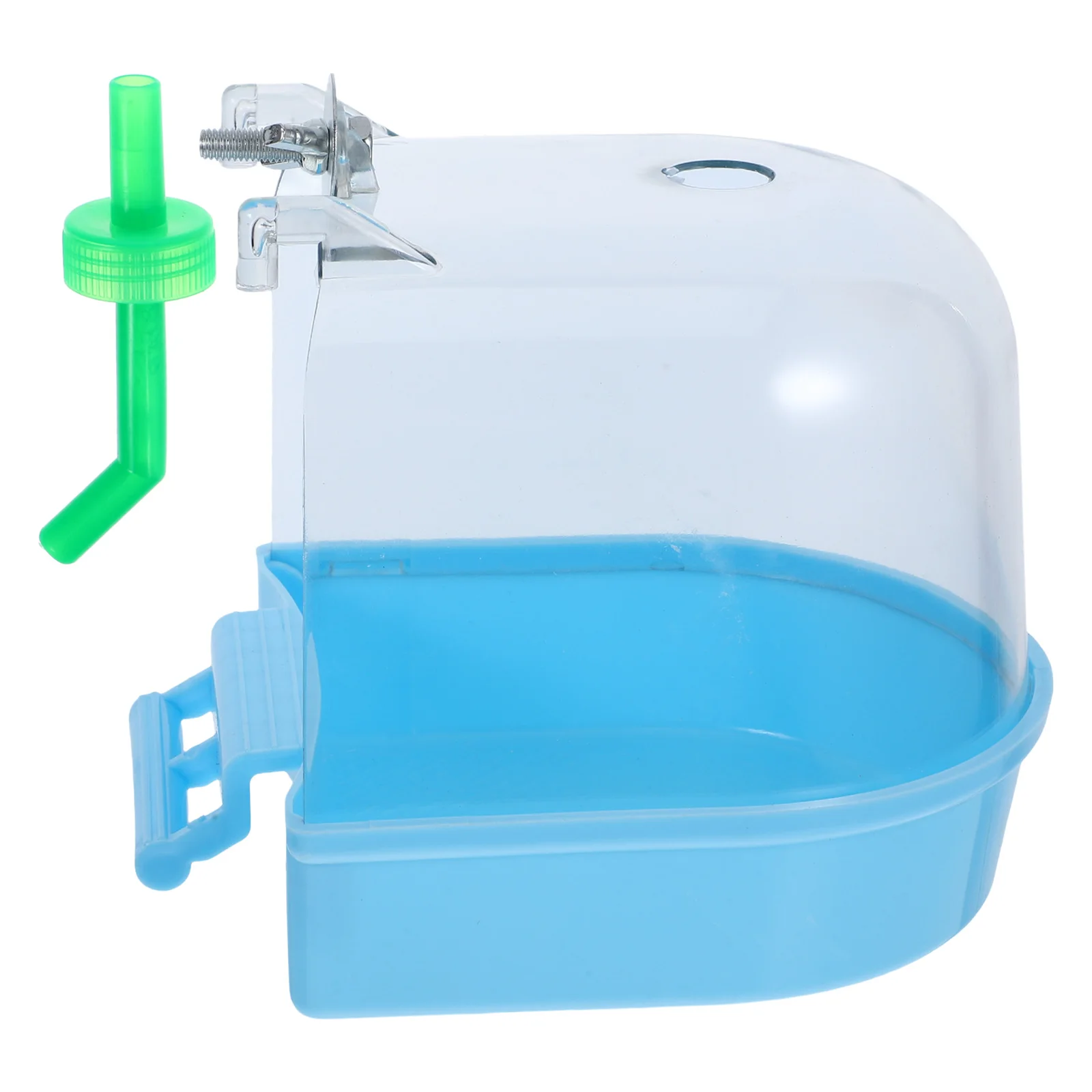 

Bird Bath Cage Hanging Parakeet Tub Bathtub Reusable Bathing Parrot for Parrots