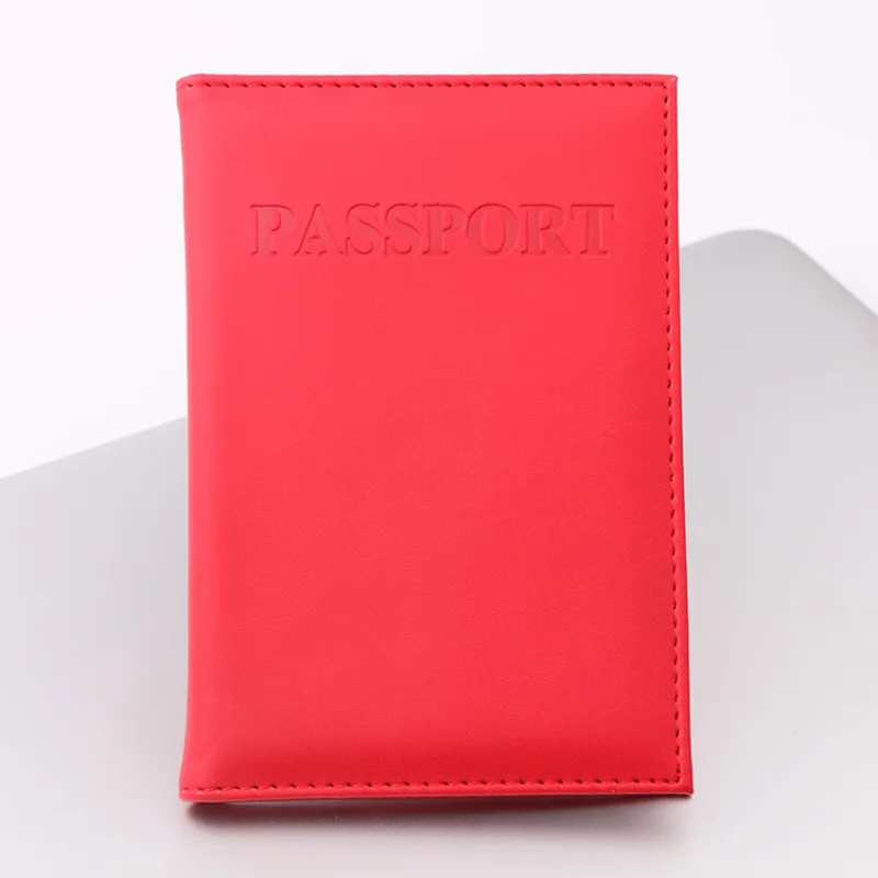 Pu Leder Pass abdeckungen Ticket Dokument Abdeckung Reise Englisch Pass Business ID Karten halter Schutzhülle Organizer Tasche