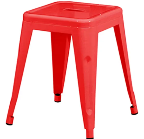 Custom Modern Outdoor Bar Chair Iron Metal stool Modern Style Outdoor Sheet Metal Fabrication image 2
