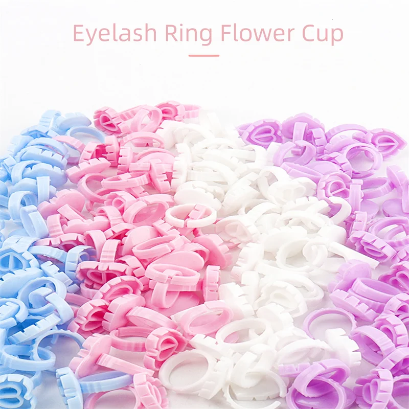 Mascara Ring Cup Adhesive Drops for Bridging Eyelashes Glue Bottle Cup for Flowering Planting Tray