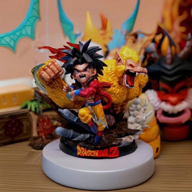 13 سنتيمتر جديد لعبة دراغون بول أنيمي الشكل سوبر سايان 4 سون جوكو المحيط بولي كلوريد الفينيل نموذج تمثال سطح المكتب الحلي الزخرفية الاطفال دمى هدايا #4