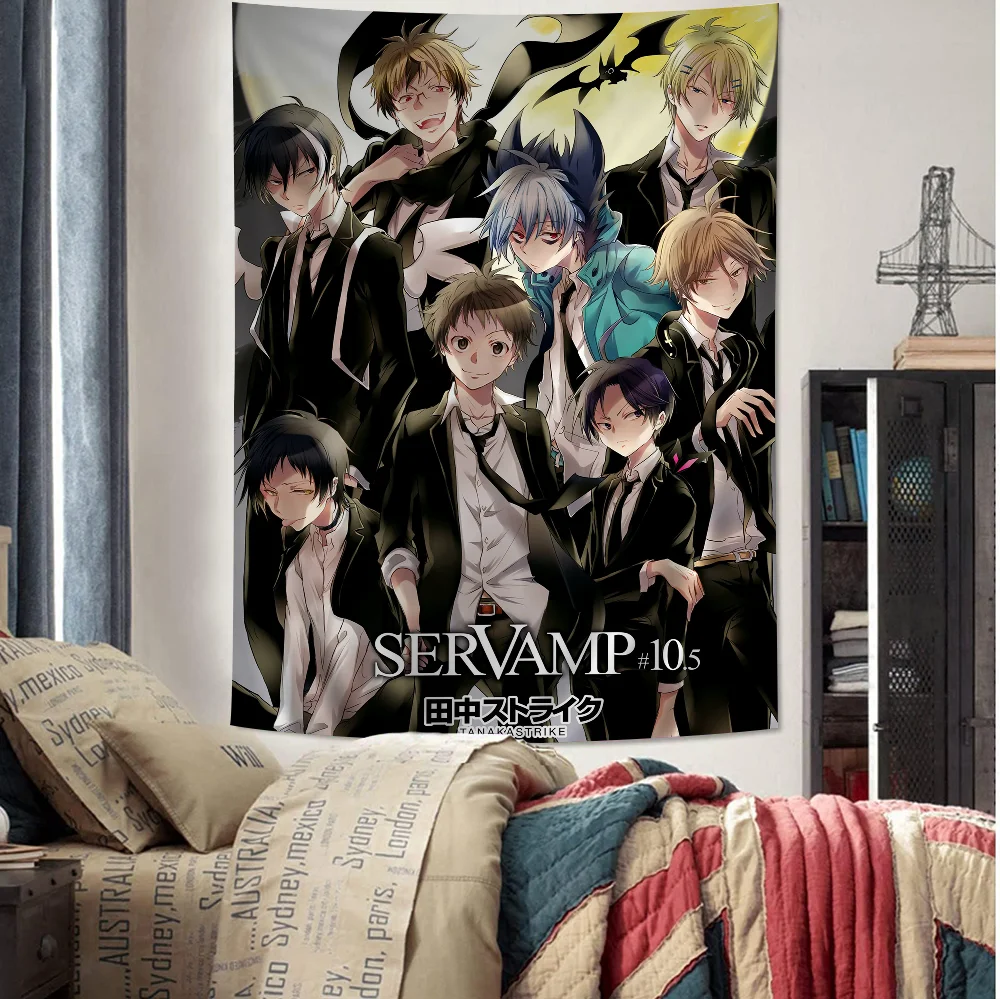 

Servamp Cartoon Tapestry Bohemian Wall Tapestries Mandala Home Decor