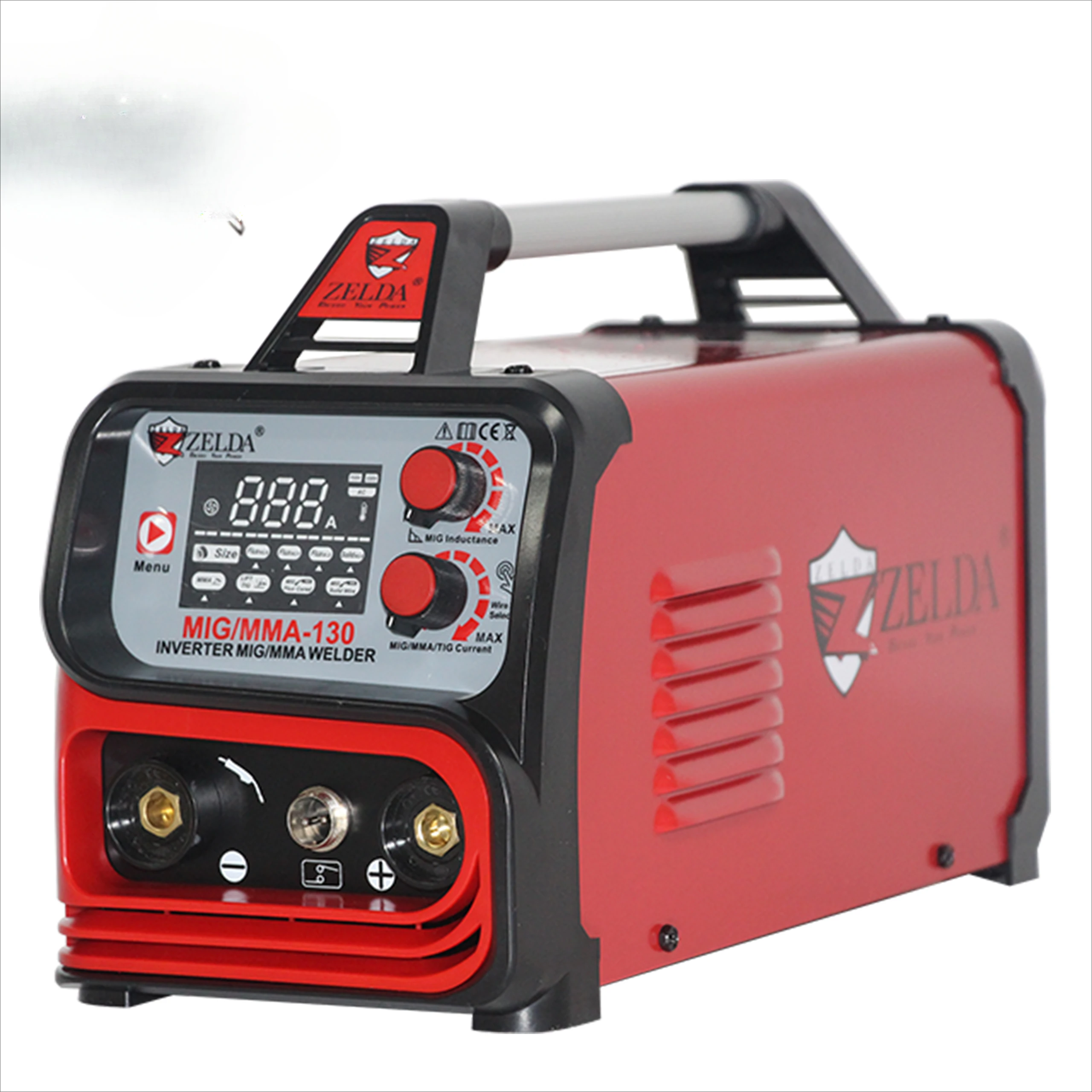 130A Gasless Mig Welding Machine Mag/Mma/Lift Tig 3 in 1 Welder Good Price 2024 NEW