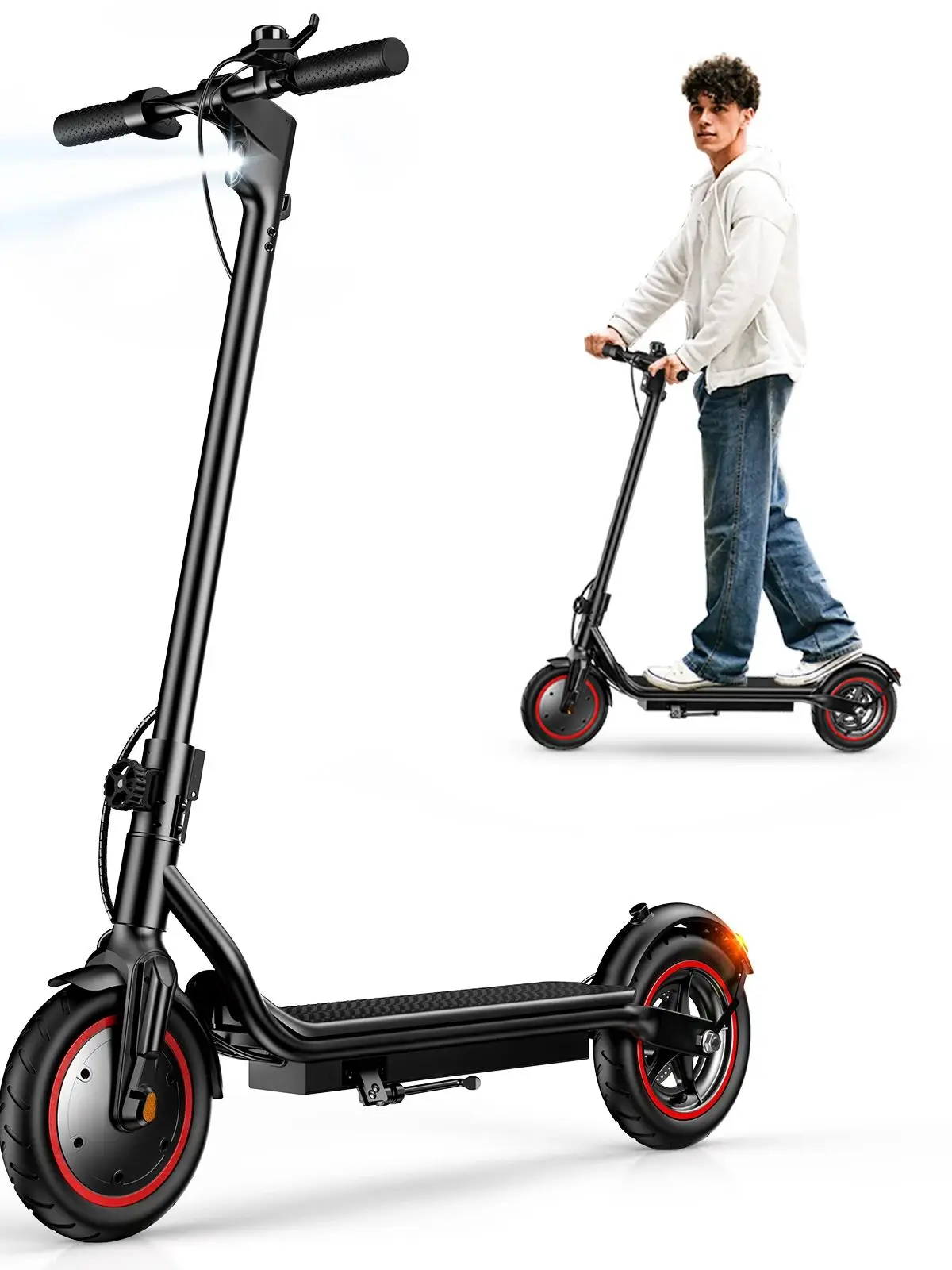 W5/W3 City Elektrische Scooter 8,5 Inch Band 350W 36V7.8Ah Max Snelheid 30km/u Bereik 24-34km Dubbele Rem Met APP Elektrische Scooters - afbeelding 2