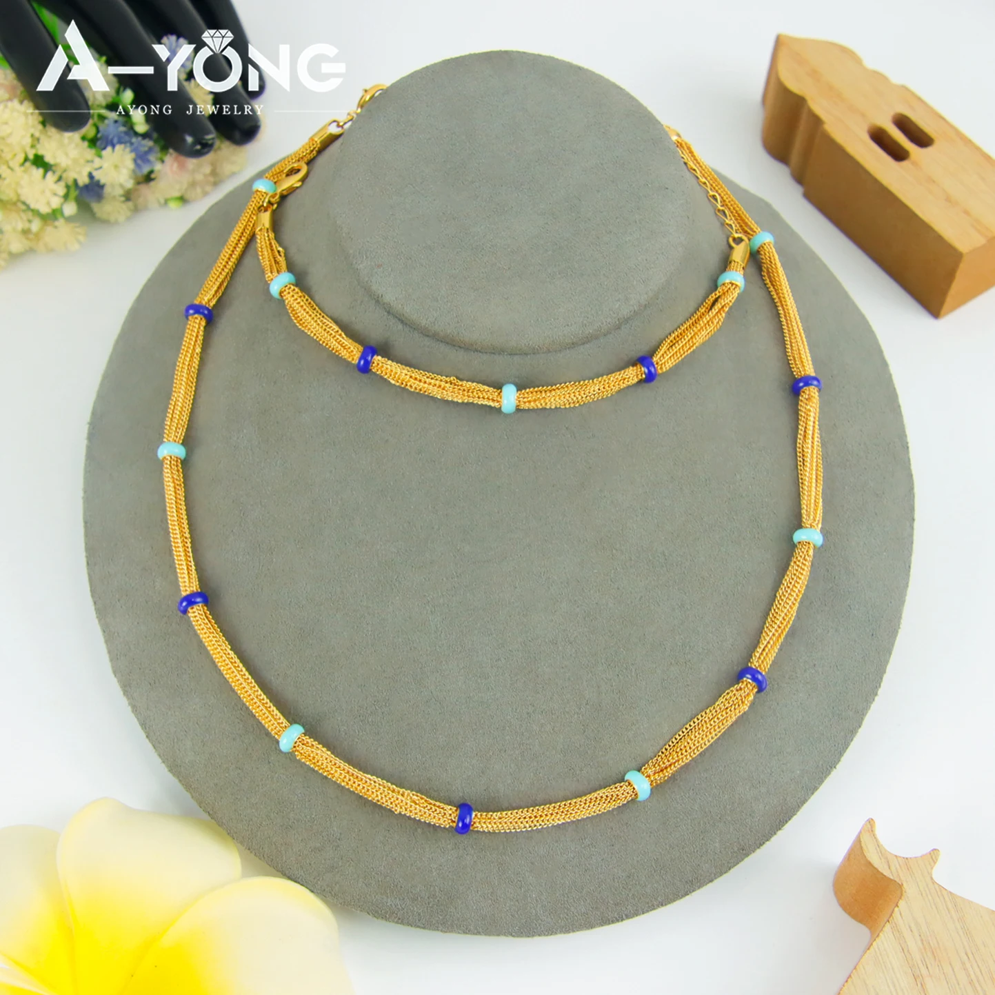 

Ethiopia Gold Plated Bridal Jewelry 21k Oman Muslim Multi Layer Chains Tassel Necklace Nigeria Women Wedding Vintage Jewelrys