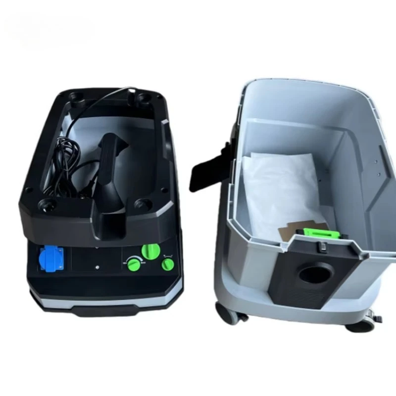 Industrial Grade Wet & Dry Outdoor Wall Surface Putty Grinding Dust Self-sucking Cyclone 42L Vacuum Cleaner