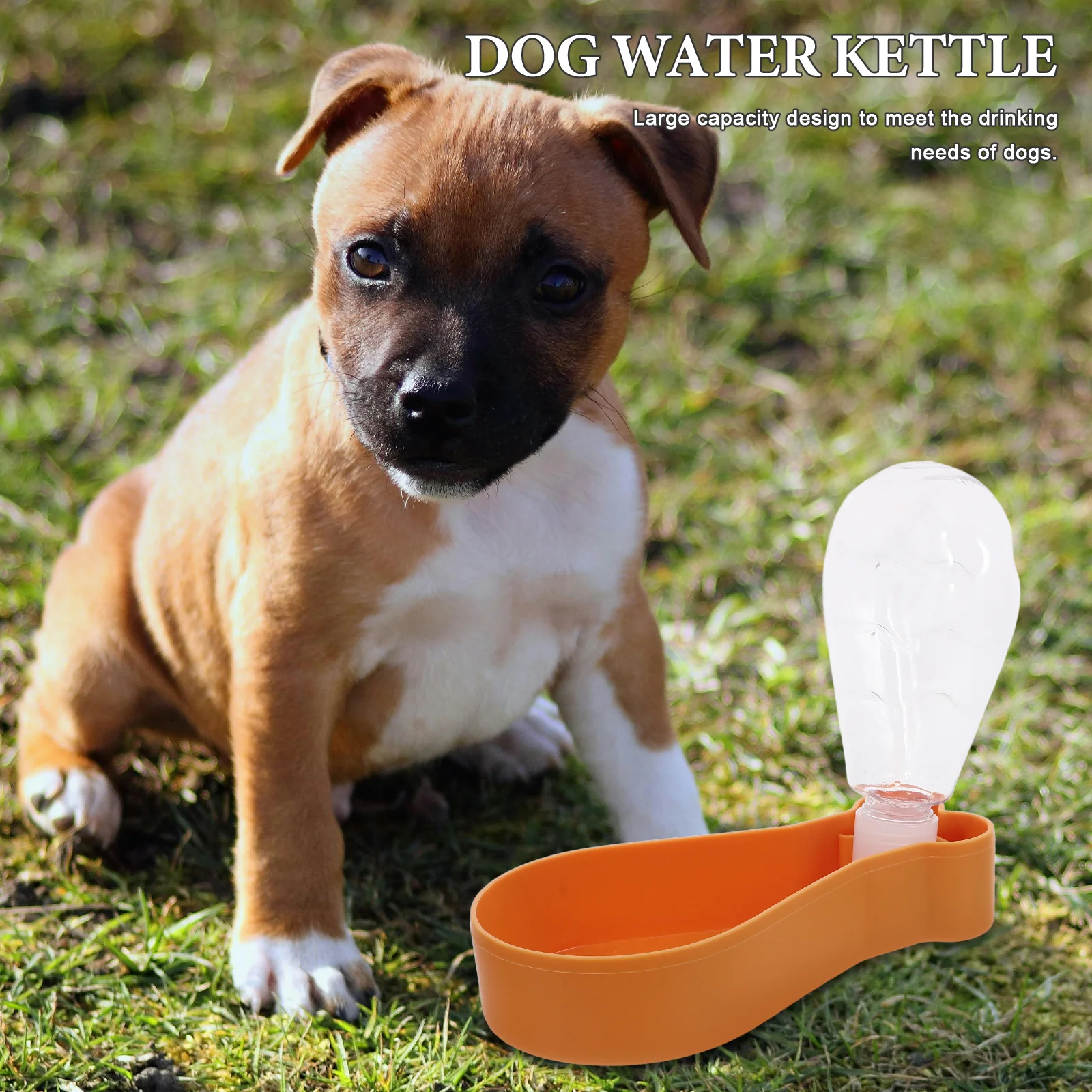 

Portable Dog Waterer Outdoor Bottle Large Capacity No-Spill Dog Water Dispenser for Hiking Camping Travel Pet Drinking Bowl