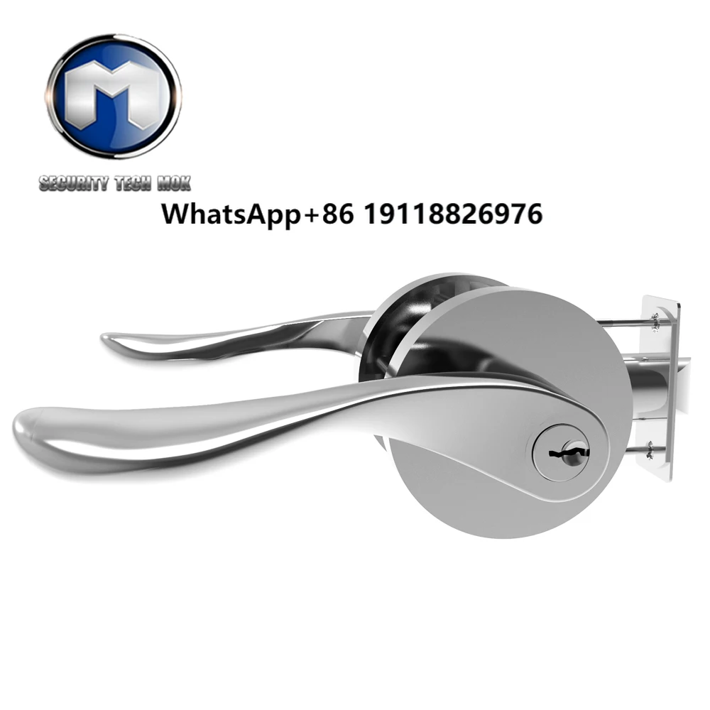 

MOK Stainless Steel Anti-theft Interior Door Handle Lock Door Knobs Locks Set
