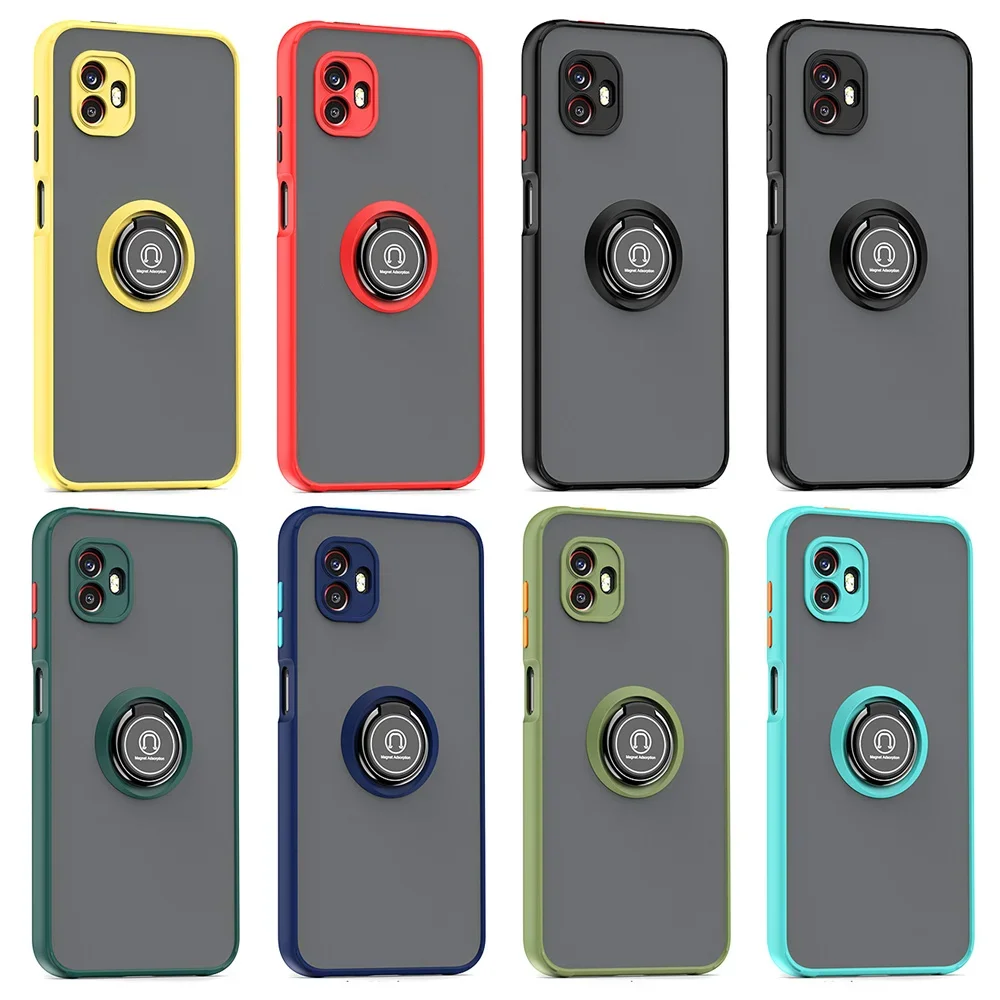 Rüstung matt Fall für Samsung Galaxy Xcover 7 Xocver 6 Pro Cover Ring Magnet halter Stand stoßfest Coque Fundas – Detail 1