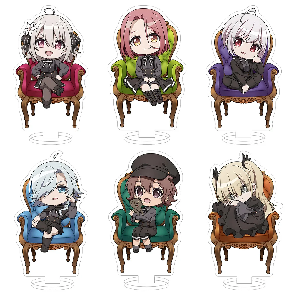

Spy Classroom Official Puchichoko Klaus Lily Grete Sibylla Monika Thea Sara Annette Erna mini Acrylic stand Anime Toy ornament