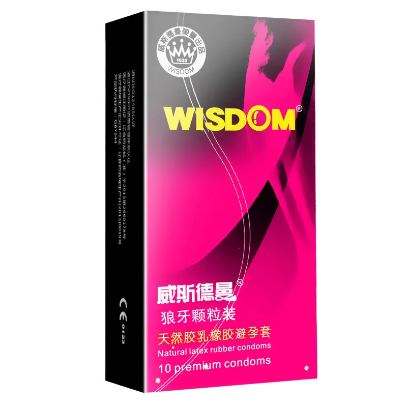 50 Pcs WISDOM Condoms Natural Latex G Spot Condom 5 Type Thin Condoms For Men Spike Condones Contraception Penis Sleeve Sex Toys