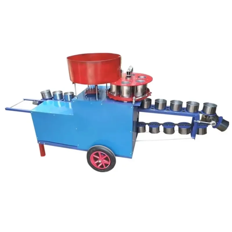 Seedlings flowers agriculture and forestry machinery filling equipment Electric nutrient soil cup filling machine